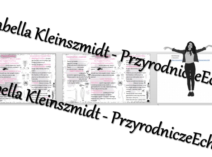 Minizestaw na temat „Pasożytnictwo”– sketchnotka + karta pracy w power point + gratisowy link do prezentacji multimedialnej niekomercyjnej wykonanej w genial.ly do indywidualnego pobrania i użycia do celów niekomercyjnych. Biologia 8, „Ekologia”