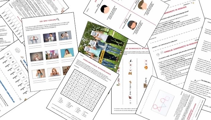 Escape room. Emocje i uczucia. Gra zagadkowa dla młodzieży młodszej i starszej