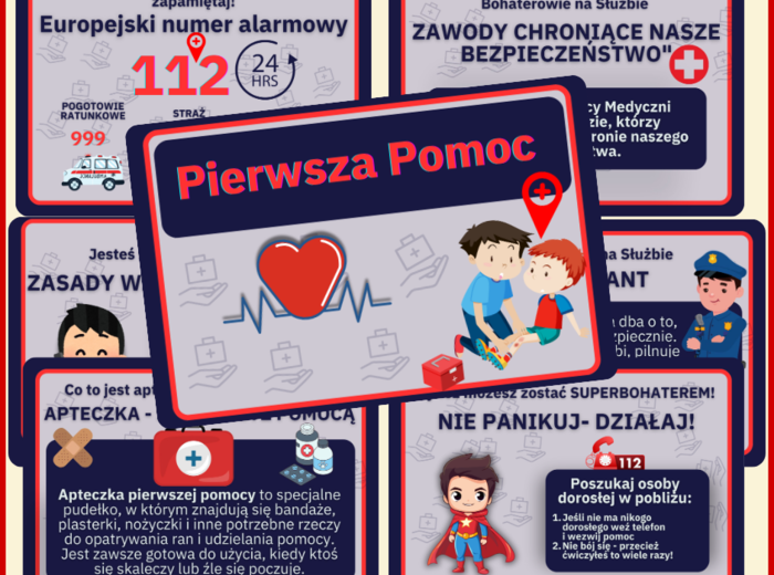 PIERWSZA POMOC gazetka + prezentacja