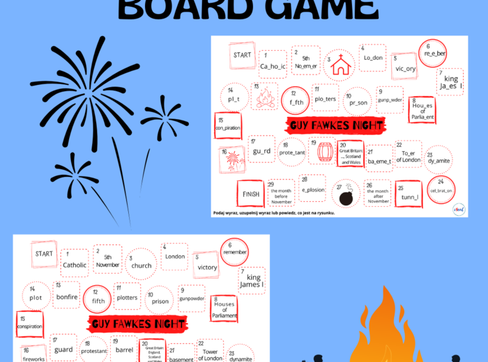 GUY FAWKES NIGHT BOARD GAME