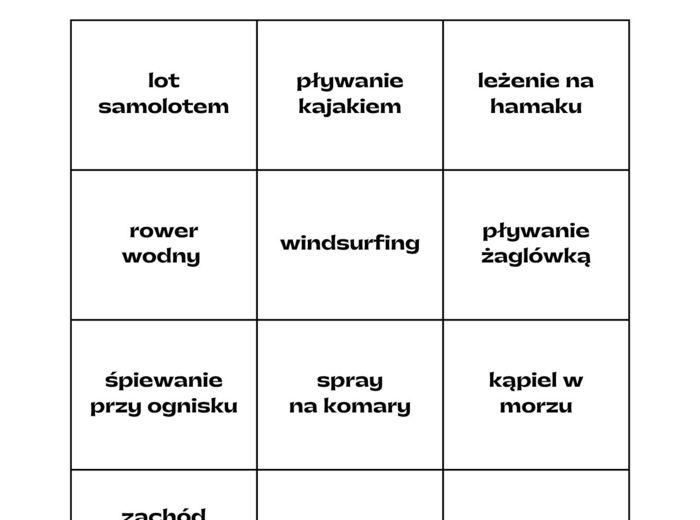 Wakacyjne popołudnia tematyczne – inspiracja dla wychowawców – „Lato w mieście”, „Kolonie letnie”