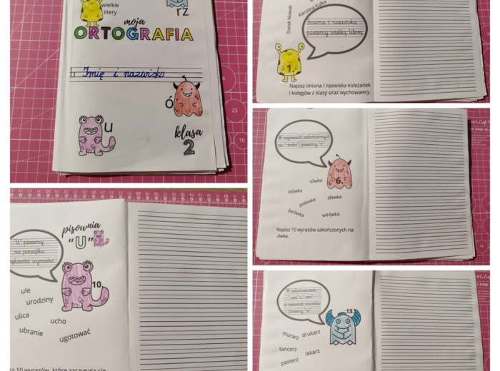 Ortografia - książeczka dla uczniów klasy 2.