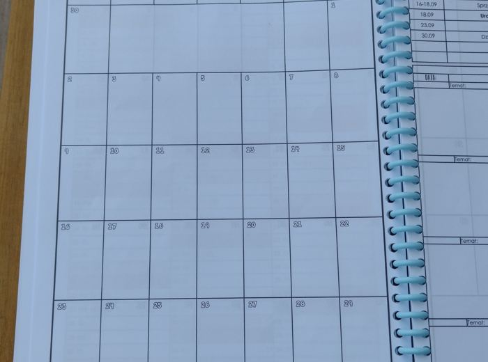 Planner nauczyciela 2024/2025 do samodzielnego druku