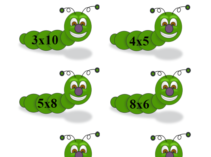 Matematyczne robaczki – gra matematyczna