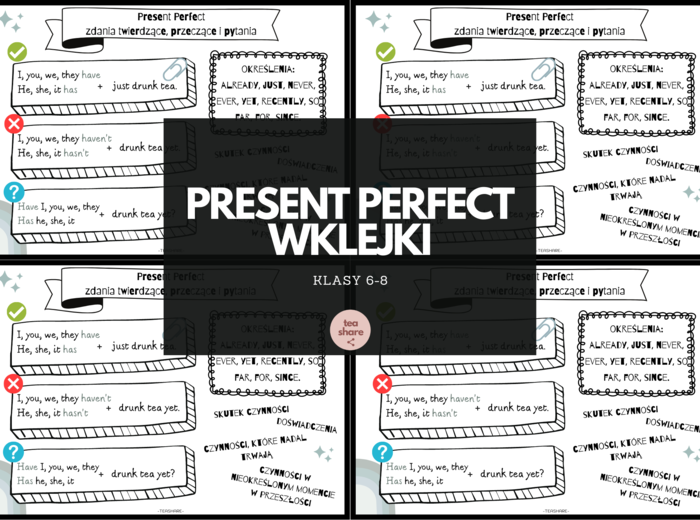 Present Perfect wklejki
