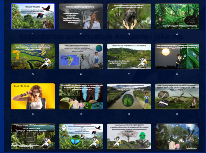 W Amazonii - prezentacja w genial.ly