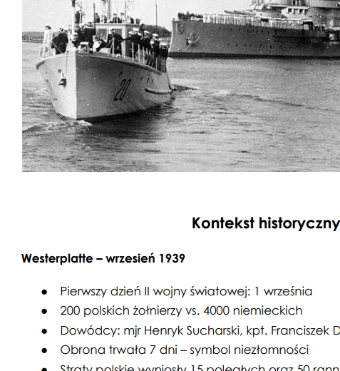 Wiersz "Pieśń o żołnierzach z Westerplatte" analiza, fakty historyczne, symbolika, ciekawostki, zdjęcia.