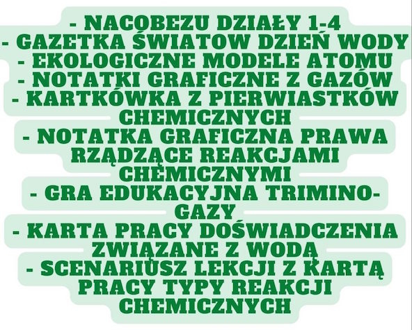 Zestaw chemia klasa 7 - pomoce dydaktyczne