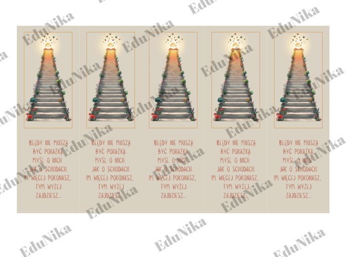 Zakładka z hasłem motywującym