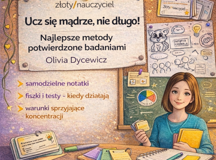 Jak skutecznie się uczyć? Strategie uczenia się potwierdzone badaniami naukowymi – webinar Olivii Dycewicz