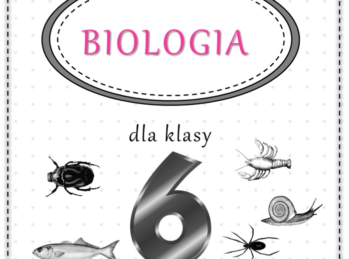 Biologiczne karty pracy dla klasy 6 w formacie pptx. Materiał zawiera 27 kart pracy do samodzielnego uzupełniania