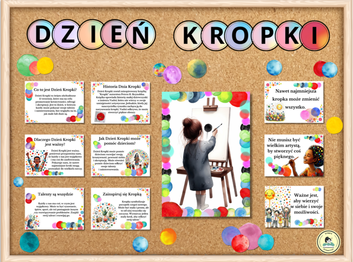 DZIEŃ KROPKI - gazetka ze scenariuszem "Odkrywanie własnych talentów i budowanie pewności siebie"