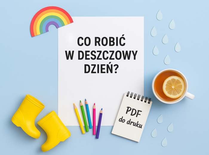Karta pracy "Co robić w deszczowy dzień?"