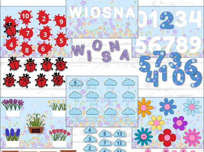 Wiosna - książeczka aktywizująca