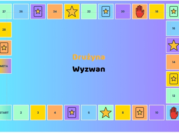 Gra dydaktyczna: "Drużyna wyzwań"