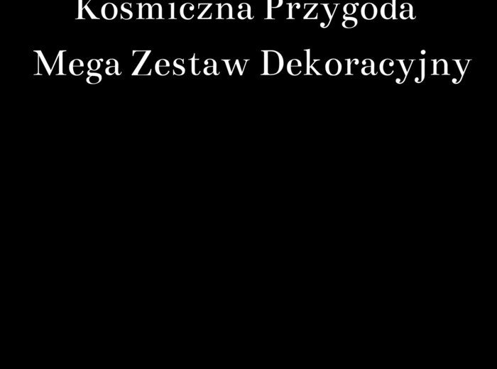 Kosmiczna Przygoda – Interaktywny Zestaw Dekoracyjny i Układ Słoneczny (66 stron)