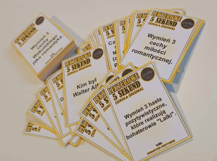 Lekturowe 5 sekund dla szkół średnich (romantyzm-pozytywizm)