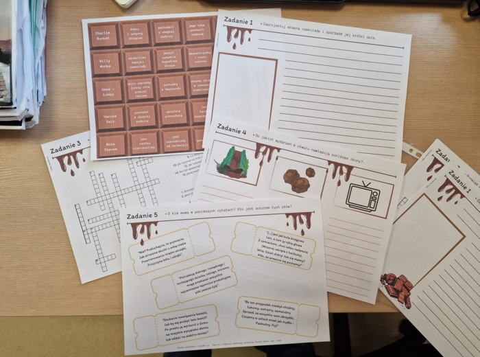 Charlie i fabryka czekolady - stacje zadaniowe