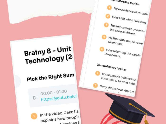 Brainy 8 – Unit 4 – karta pracy