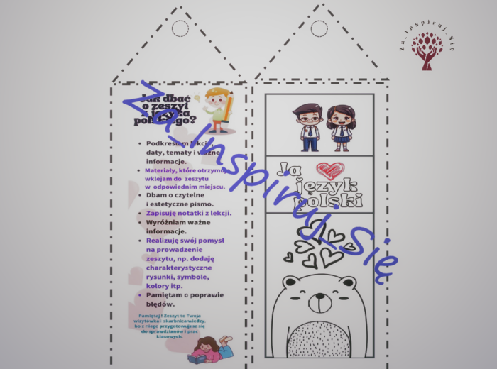 Zakładka do zeszytu