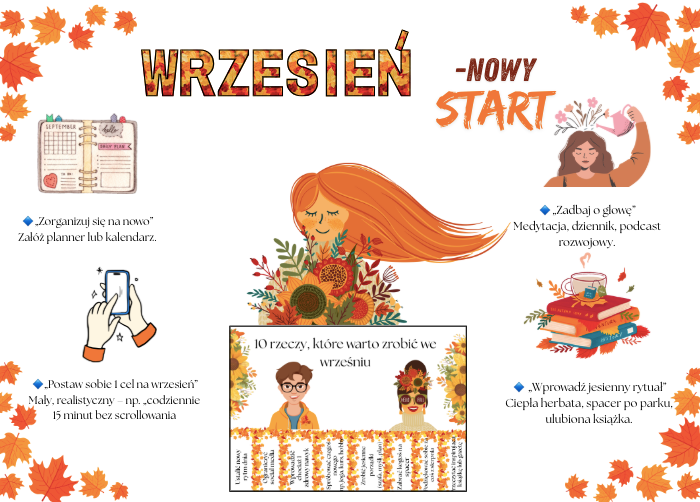 📘 Gazetka: WRZESIEŃ – NOWY START (38 stron, format A4 i mniejszy, z planerem miesięcznym w prezencie!) 📘