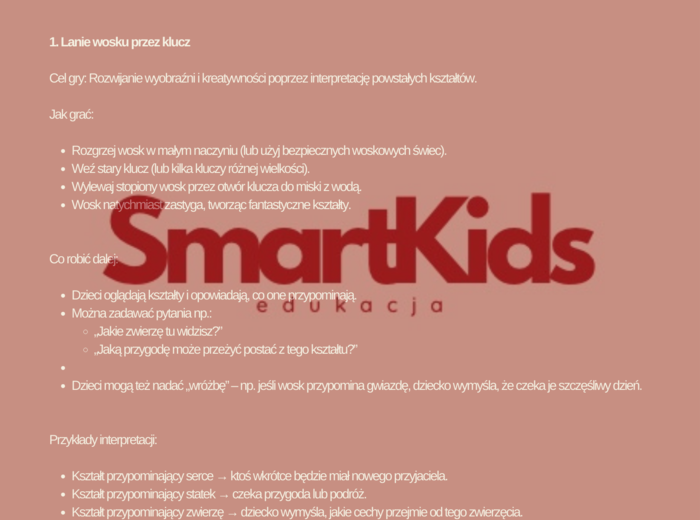 POMYSŁY NA ANDRZEJKI