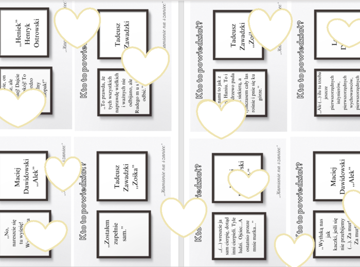 ,,Kamienie na szaniec" - kto to powiedział