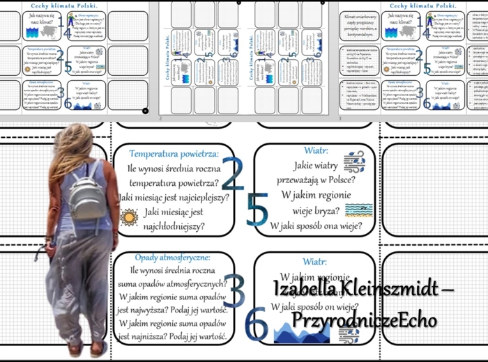 Notatka okienkowa/stacja zadaniowe/notatka interaktywna/notatka graficzna/karta pracy/sketchnotka „Cechy klimatu Polski” w pdf do SP. Geografia 7, dział „Środowisko przyrodnicze Polski”. Materiał wykonany na podstawie podręcznika z wydawnictwa Nowa Era. 