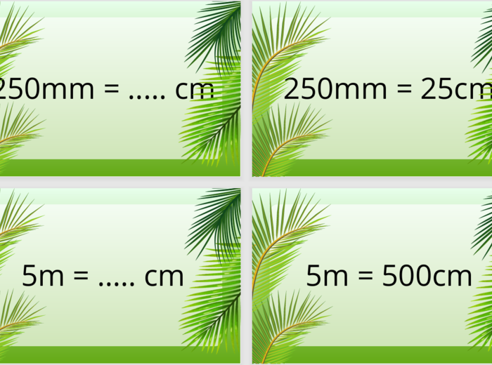 100 fiszek z zamiany jednostek długości - do samodzielnego wydruku
