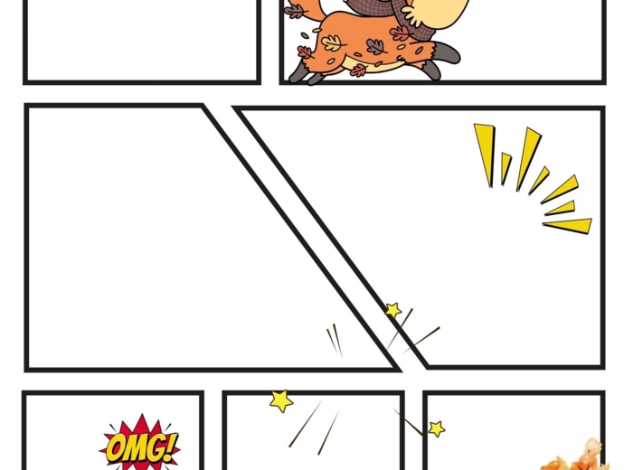 Jesienny comic book- komiks