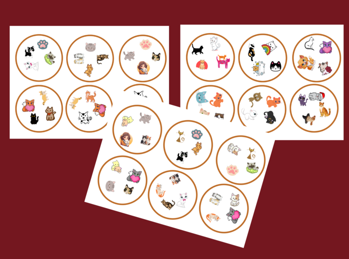 DZIEŃ KOTA – dooble – 42 szt.