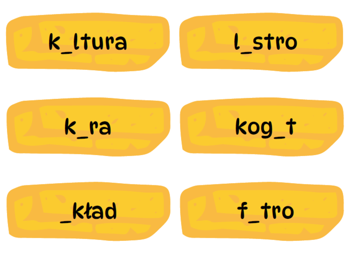 Ortograficzne frytki – zabawa ortograficzna
