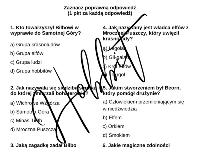 Kartkówka - Hobbit, Czyli Tam I Z Powrotem J.R.R. Tolkien