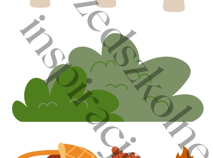 ZWIERZĘTA LEŚNE - Jesienne dekoracje na tablicę lub okna