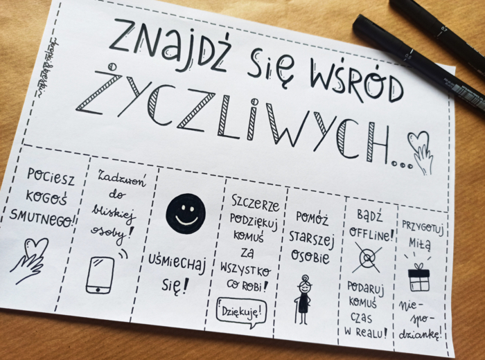 Gazetkowa "zrywka" - Znajdź się wśród życzliwych!