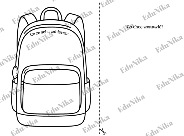 Plecak wspomnień, zajęcia podsumowujące, półrocze, podsumowanie roku, lekcja wychowawcza, zajęcia z pedagogiem