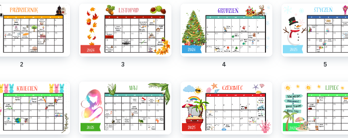 Kalendarz 2024/2025