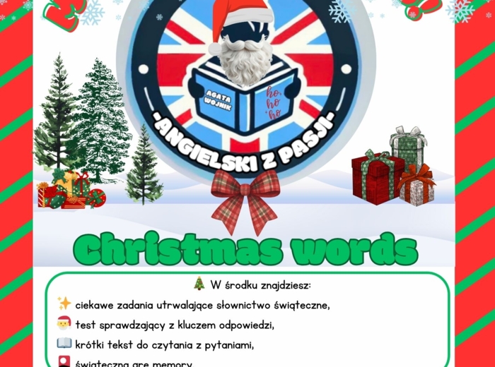 Magic Christmas - English Vocabulary Set🎄🎅