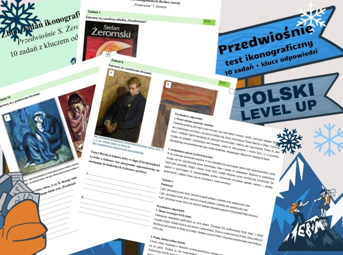 Test ikonograficzny (10 zadań z kluczem odpowiedzi)_Przedwiośnie_Polski Level Up