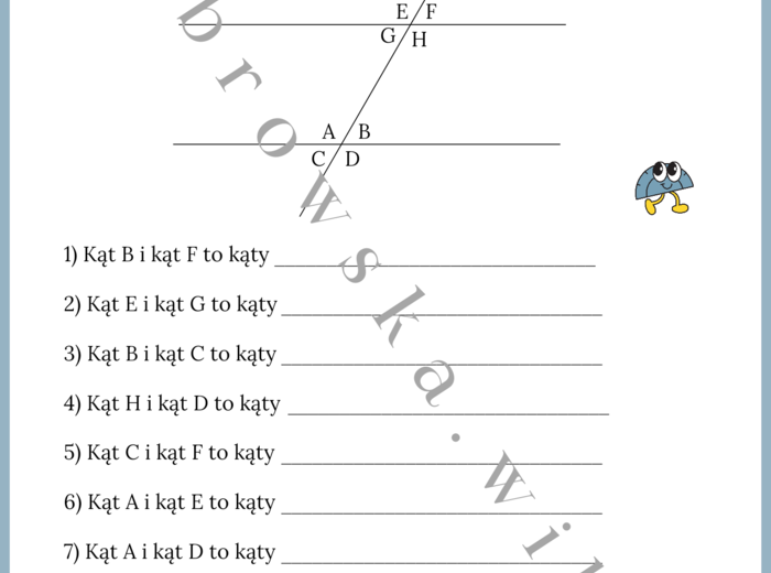 Zależności między kątami - wprowadzenie