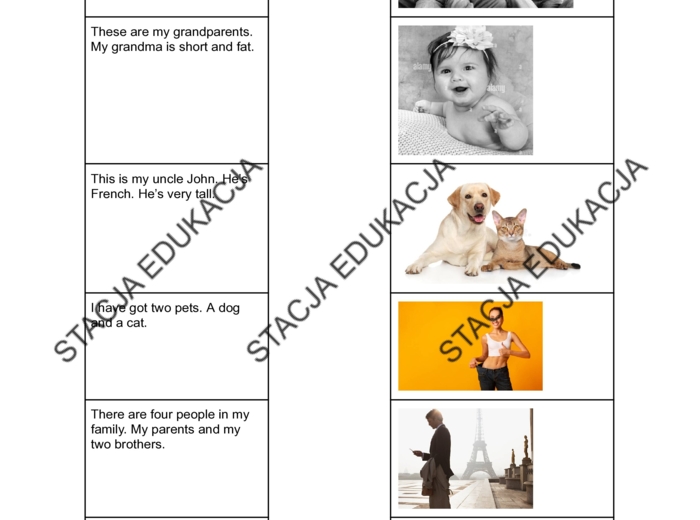 Powtórka do sprawdzianu Super Powers 4 unit 1