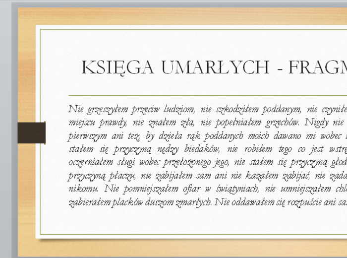 Prezentacja - piramidy, mumie i hieroglify: życie starożytnych Egipcjan