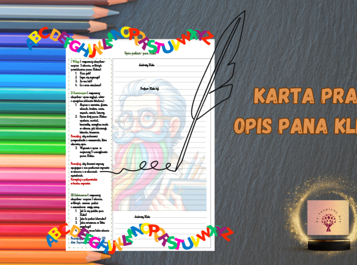Karta pracy do opisu pana Kleksa