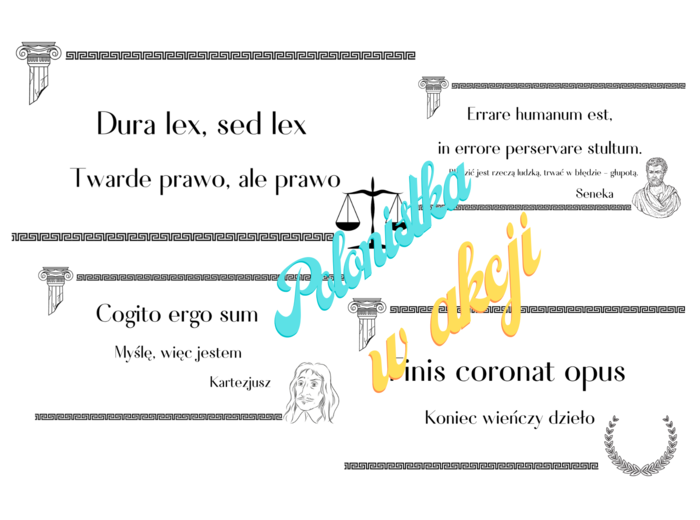 Gazetka ,,Łacińskie sentencje"