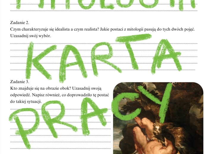 Mitologia karta pracy