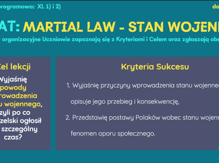 Stan wojenny - prezentacja