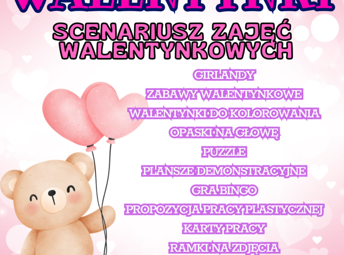WALENTYNKI (ze scenariuszem zajęć)