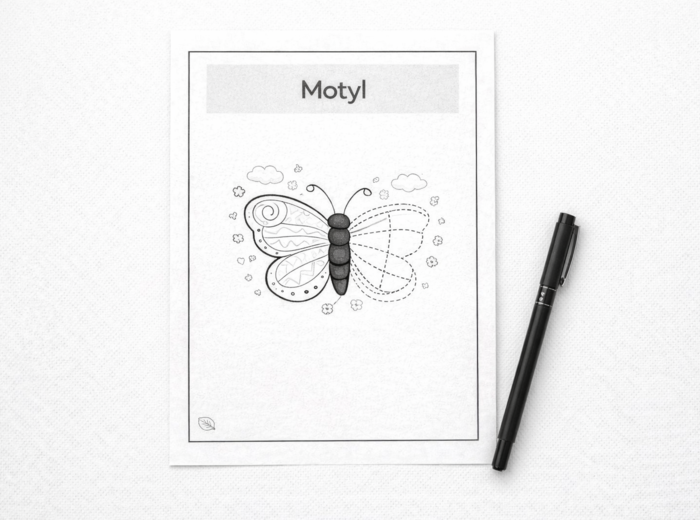 Wiosenne obrazki do dokończenia – karta pracy