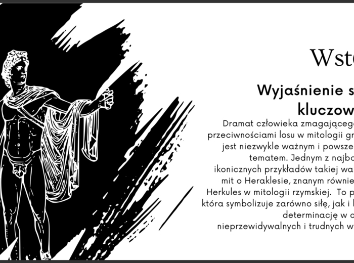 Dramat człowieka zmagającego się z przeciwnościami losu. Omów zagadnienie na podstawie mitu o Heraklesie z ,,Mitologii" Jana Parandowskiego. Uwzględnij również wybrany kontekst.