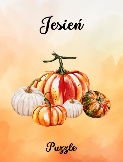 Jesienne Puzzle – Zestaw 6 Układanek dla Przedszkolaków i Młodszych Uczniów – Idealne na Pierwszy Dzień Jesieni